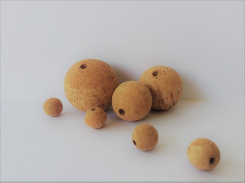 Bolas de Cortiça Natural Perfurada | Natural cork Ball Perforated